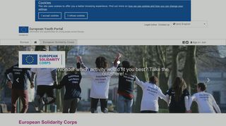 
                            13. European Solidarity Corps | European Youth Portal