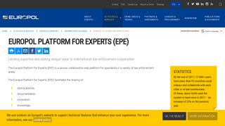 
                            2. Europol Platform for Experts (EPE) | Activities & Services | Services ...