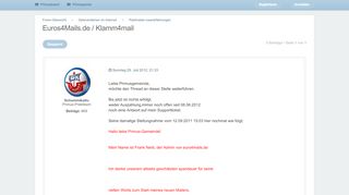 
                            8. Euros4Mails.de / Klamm4mail - PrimeraPortal