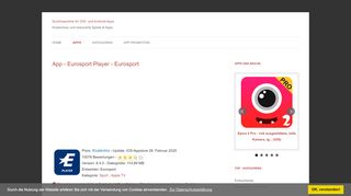 
                            6. Eurosport Player - Eurosport - App - Saschas-Bastelstube.de