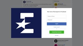 
                            13. Eurosport - We apologise if you have had problems with... | Facebook