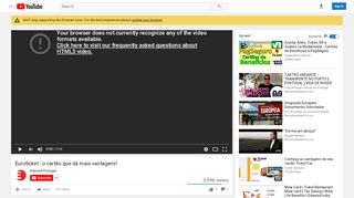 
                            13. Euroticket - o cartão que dá mais vantagens! - YouTube