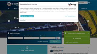 
                            9. Eurotunnel Freight: Freight and haulage to France in just 35 minutes