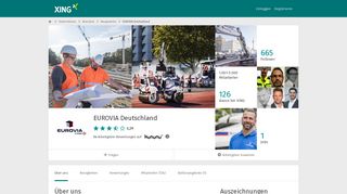 
                            9. Eurovia als Arbeitgeber | XING Unternehmen