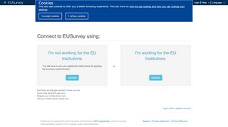 
                            8. EUSurvey - Login - European Commission