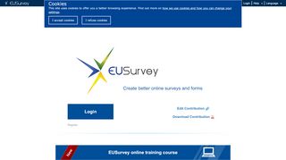 
                            2. EUSurvey - Welcome - European Commission