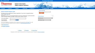 
                            3. Eutech Instruments Customer Support Services Login