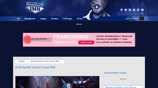 
                            10. EUW-Spieler knackt Level 300! - Summoners-Inn.de