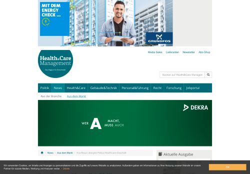 
                            7. Eva Braun übergibt Philips-Healthcare-Geschäft - Health&Care ...