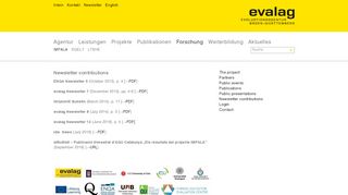 
                            11. evalag - Evaluationsagentur Baden-Württemberg: Newsletter ...