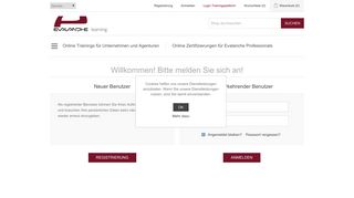 
                            4. Evalanche learning. Login - e-raumwerk GmbH