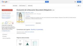 
                            11. Evaluación de la Educación Secundaria Obligatoria: 2000