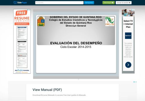 
                            1. EVALUACIÓN DEL DESEMPEÑO Ciclo Escolar GOBIERNO DEL ...