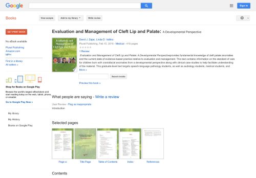 
                            11. Evaluation and Management of Cleft Lip and Palate: A ...