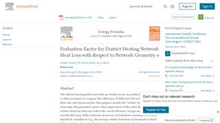 
                            6. Evaluation Factor for District Heating Network Heat Loss with Respect ...