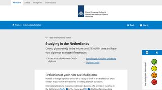 
                            11. Evaluation of your non-Dutch diploma- DUO