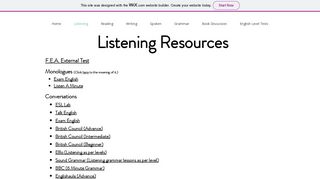 
                            8. evaluationpractice | Listening - Wix.com