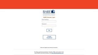 
                            4. Evaluator Login - baidata.com - BARE International