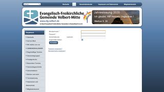 
                            10. Evangelisch-Freikirchliche Gemeinde Velbert - Login - EFG Velbert