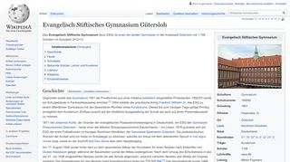 
                            7. Evangelisch Stiftisches Gymnasium Gütersloh – Wikipedia