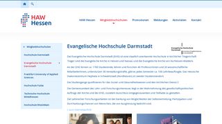 
                            8. Evangelische Hochschule Darmstadt - HAW Hessen