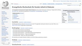 
                            7. Evangelische Hochschule für Soziale Arbeit & Diakonie – Wikipedia