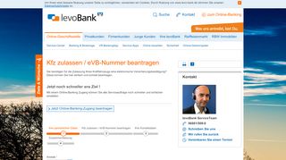 
                            7. eVB-Nummer beantragen - Levo-Bank