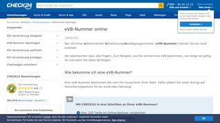 
                            4. eVB-Nummer sofort per SMS + online per E-Mail | CHECK24