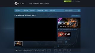 
                            10. EVE Online: Meteor Pack on Steam