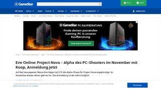
                            10. Eve Online: Project Nova - Jetzt für die Alpha des Shooters anmelden