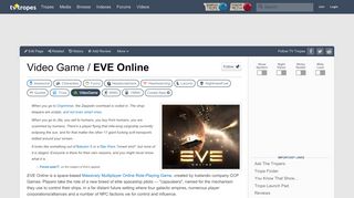 
                            7. EVE Online (Video Game) - TV Tropes