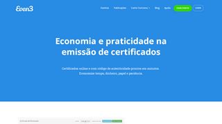 
                            4. Even3 | Plataforma de Emissão de Certificados para Eventos