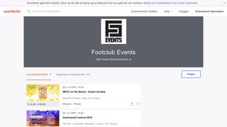 
                            2. Evenementen van Footclub Events | Eventbrite