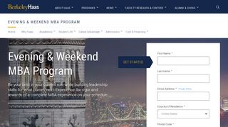 
                            7. Evening & Weekend Berkeley MBA Program | Berkeley Haas