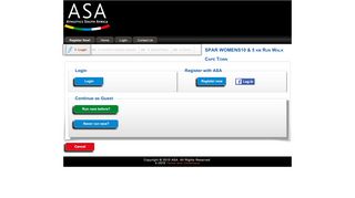 
                            3. Event 1: Login - asa.saclubs.co.za