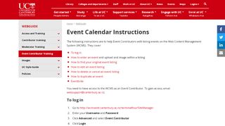 
                            9. Event Contributor Training | University of Canterbury