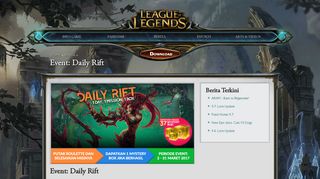 
                            2. Event: Daily Rift - League Of Legends Indonesia - Garena