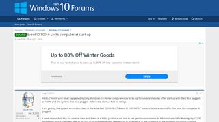 
                            7. Event ID 10016 Locks computer at start up | Windows 10 Forums
