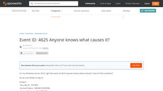 
                            7. Event ID: 4625 Anyone knows what causes it? - Windows Server ...