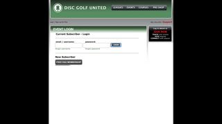 
                            12. event login - Disc Golf United (DGU)