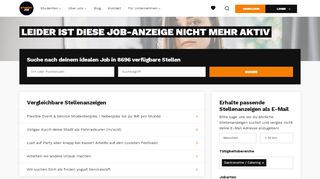 
                            10. EVENT / SERVICE - MITARBEITER/IN *** in München - StudentJob.de