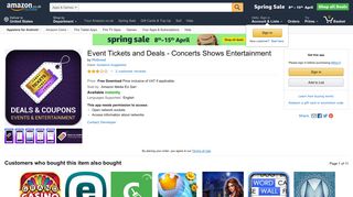 
                            3. Event Tickets and Deals - Concerts Shows Entertainment: Amazon.co ...
