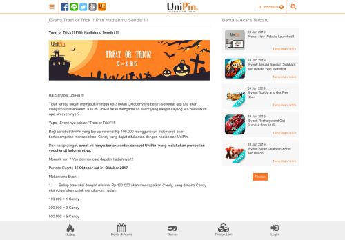 
                            11. Event - UniPin : Event Details