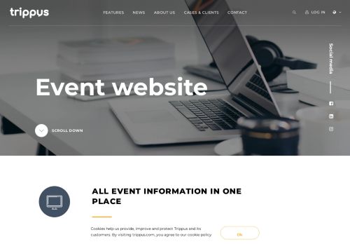 
                            4. Event website - Trippus