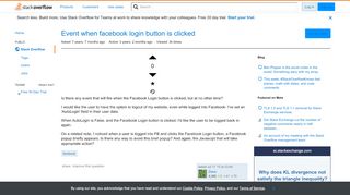 
                            6. Event when facebook login button is clicked - Stack Overflow