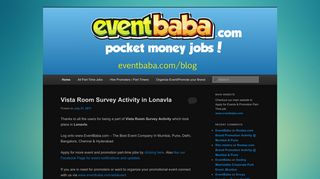 
                            4. EventBaba | Part Time Event & Promtion Jobs