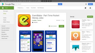 
                            11. EventBaba - Part Time Pocket Money Jobs – Apps no Google Play