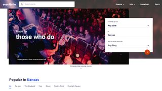 
                            3. Eventbrite - Discover Great Events or Create Your Own & Sell Tickets