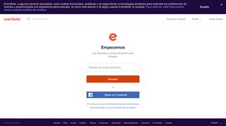 
                            1. Eventbrite - Inicia sesión o regístrate