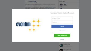 
                            12. Eventim Brasil - Agora ficou muito mais fácil aproveitar... | Facebook